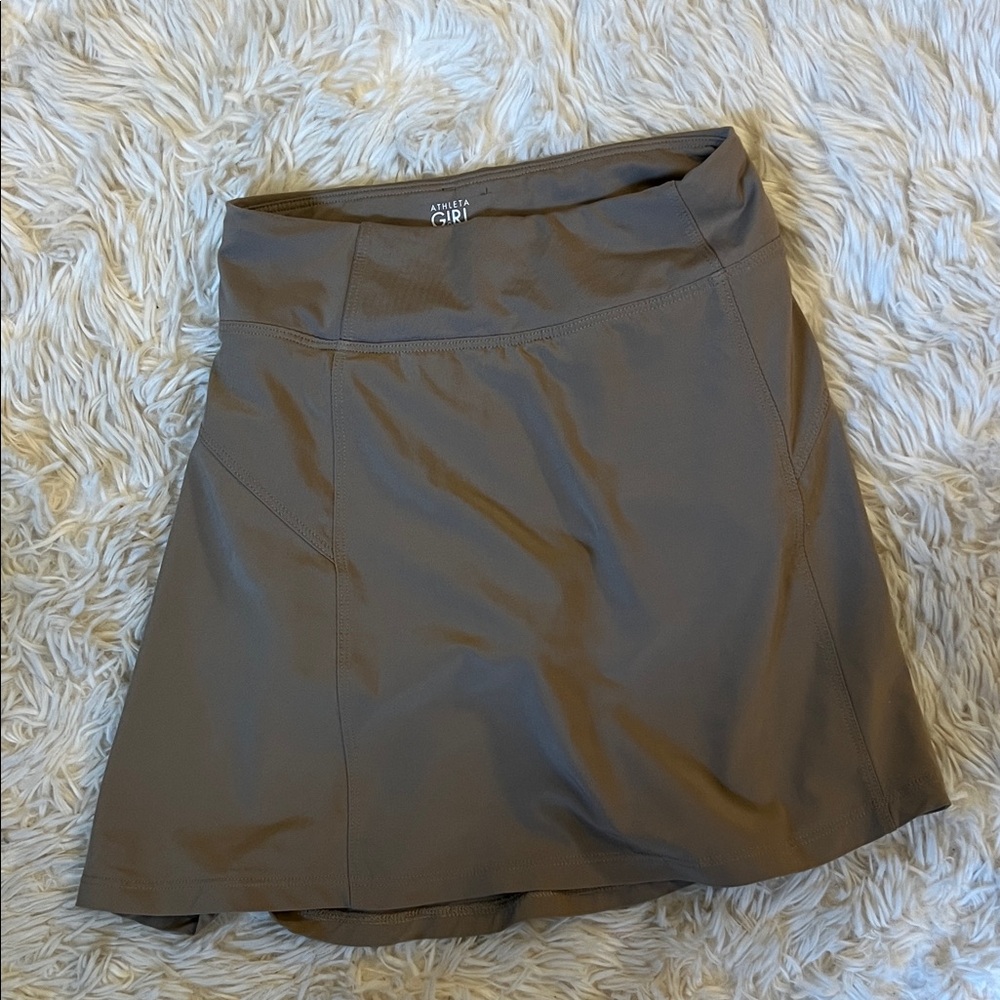 Athleta Girl Tan athletic skort